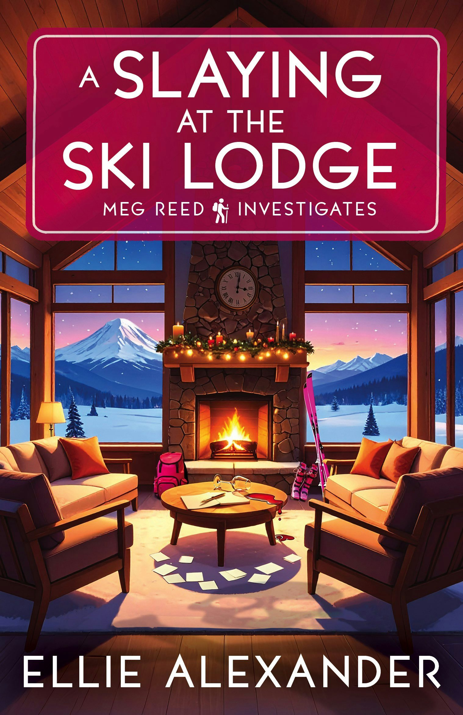 Book cover image for A Slaying at the Ski Lodge ISBN: 9781837001491